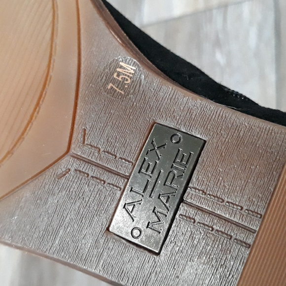 Alex Marie black suede zip booties. Size 7.5. NWOT - Picture 9 of 12